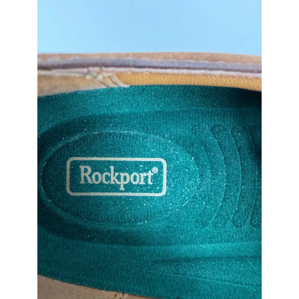 Rockport M1209 Brown‎ Suede Leather Oxford Dress Shoes Men's 9 1/2 M